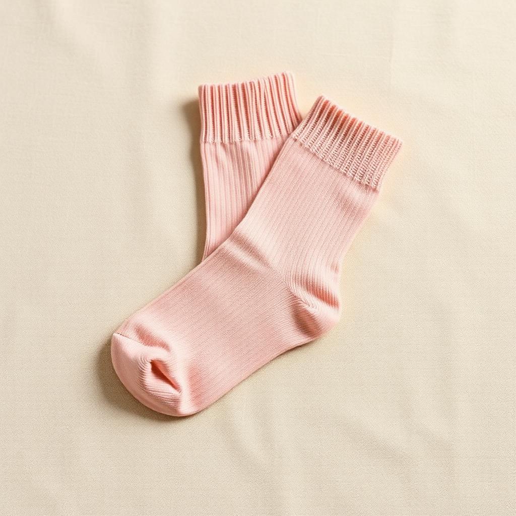 Peachy bamboo socks